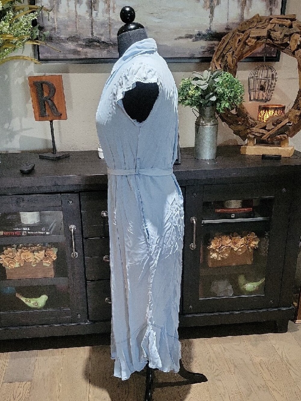 Velvet Heart Light Blue Denim-Style Top - Picture 3 of 4